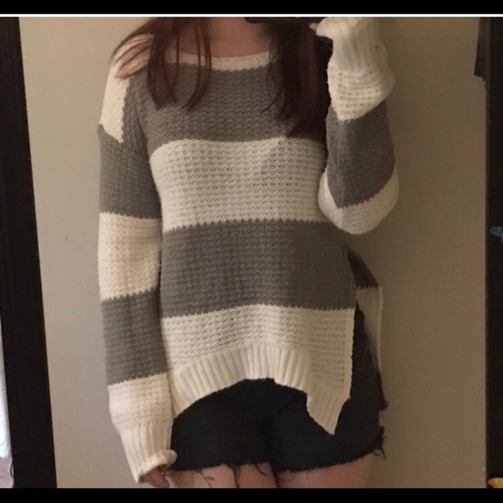 Small women’s striped sweater